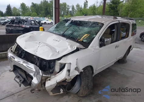 2004 Nissan Pathfinder Armada Se from USA, damaged, VIN 5N1AA08B44N717061